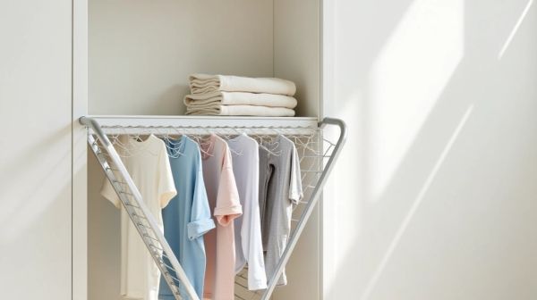 Adoptez un étendoir à linge pratique pour faciliter votre séchage