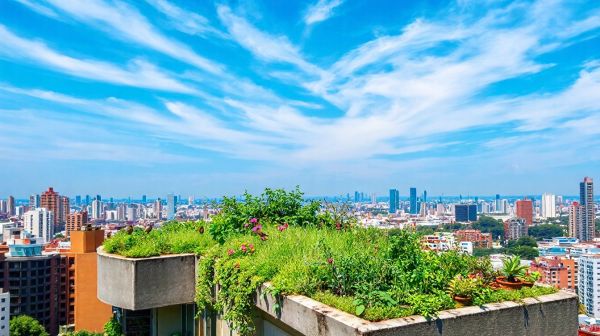 Les avantages d'une toiture végétale en ville